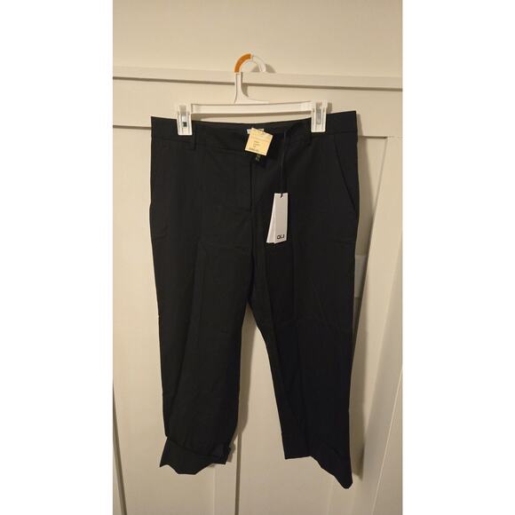 QL2 Quelledue Other - QL2 Quelledue Black Cuffed Tailored Trousers Size 10